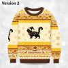 2025 Funny Cute Cat Christmas Ugly Sweater 2