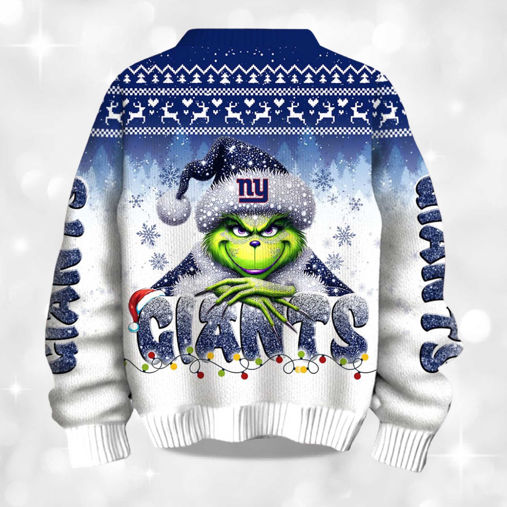 2025 Giants Grnch Season Christmas Ugly Sweater 2 2025 Giants Grnch Season Christmas Ugly Sweater 2