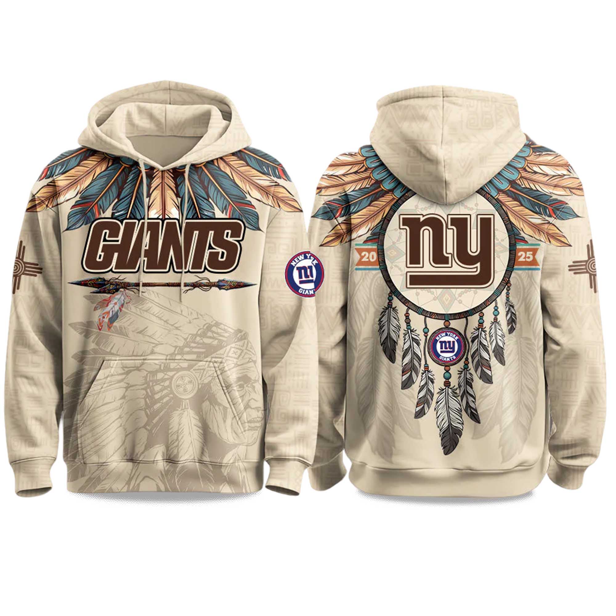 2025 Giants Native American Heritage Month Hoodie 2025 Giants Native American Heritage Month Hoodie