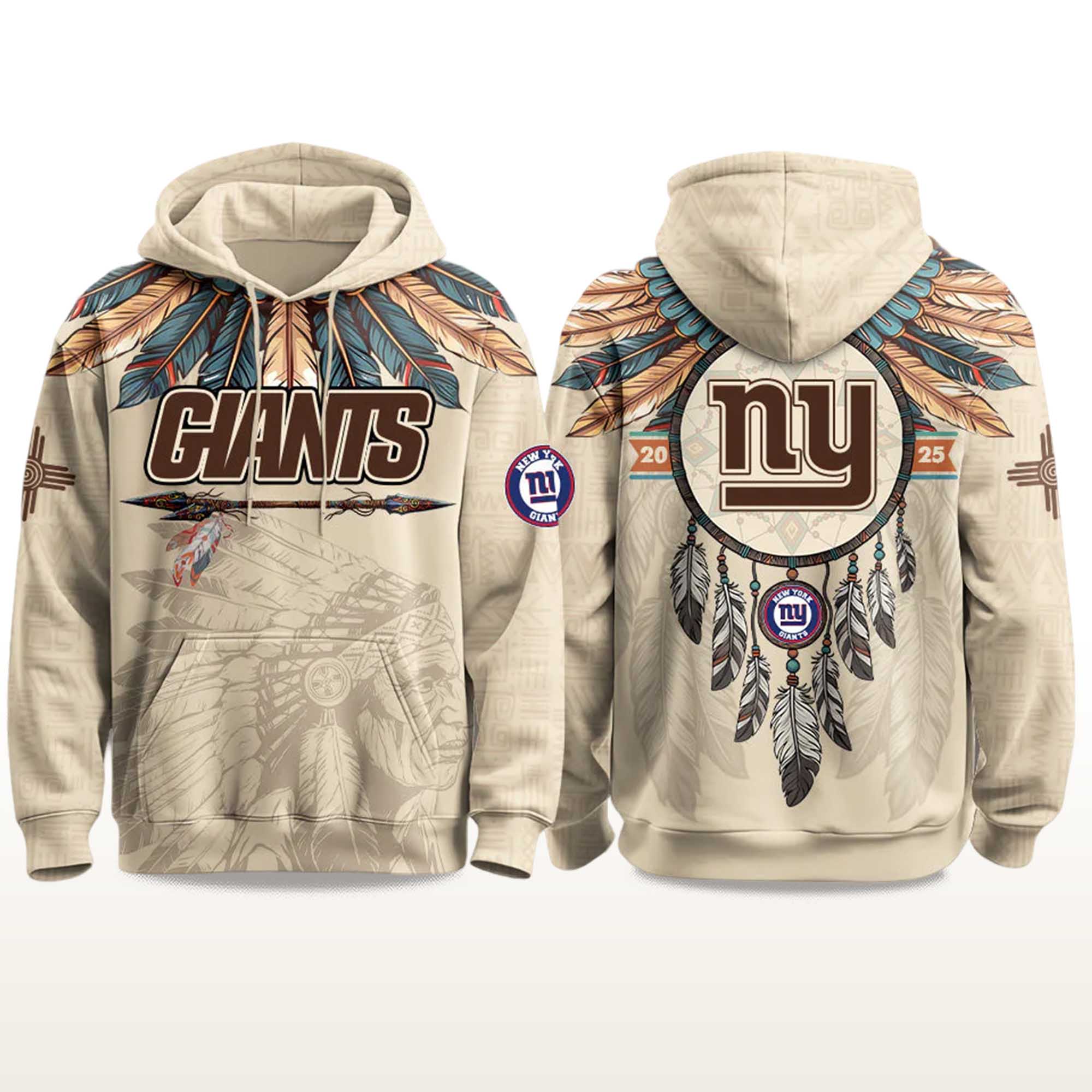 2025 Giants Native American Heritage Month Hoodie 2 2025 Giants Native American Heritage Month Hoodie 2