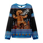 2025 Gingerbread Monster Christmas Ugly Sweater