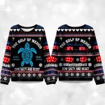 2025 Gulf of Mexico Stay Salty and Resist Ugly Christmas Sweater