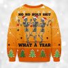 2025 Ho Ho Holy Shit What A Year Christmas Ugly Sweater (2)