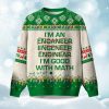 2025 I Am Good With Math Ugly Christmas Sweater 1