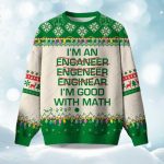 2025 I Am Good With Math Ugly Christmas Sweater