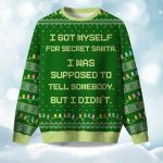 2025 I Got Myself For Secret Santa  Ugly Christmas Sweater