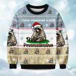 2025 I Have Mastered A Skill Procrastination Christmas Ugly Sweater