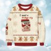 2025 I Need A Fridge Cig Christmas Ugly Sweater 1
