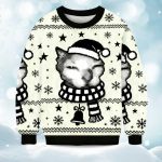 2025 I Need Ibuprofen Funny Cat Christmas Ugly Sweater