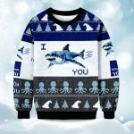2025 I Shark You Christmas Ugly Sweater