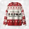 2025 It’s Fine I’m Fine Everything Is Fine Christmas Ugly Sweater