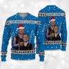 2025 Jared Goff Dan Campbell Football Ugly Christmas Sweater 2025