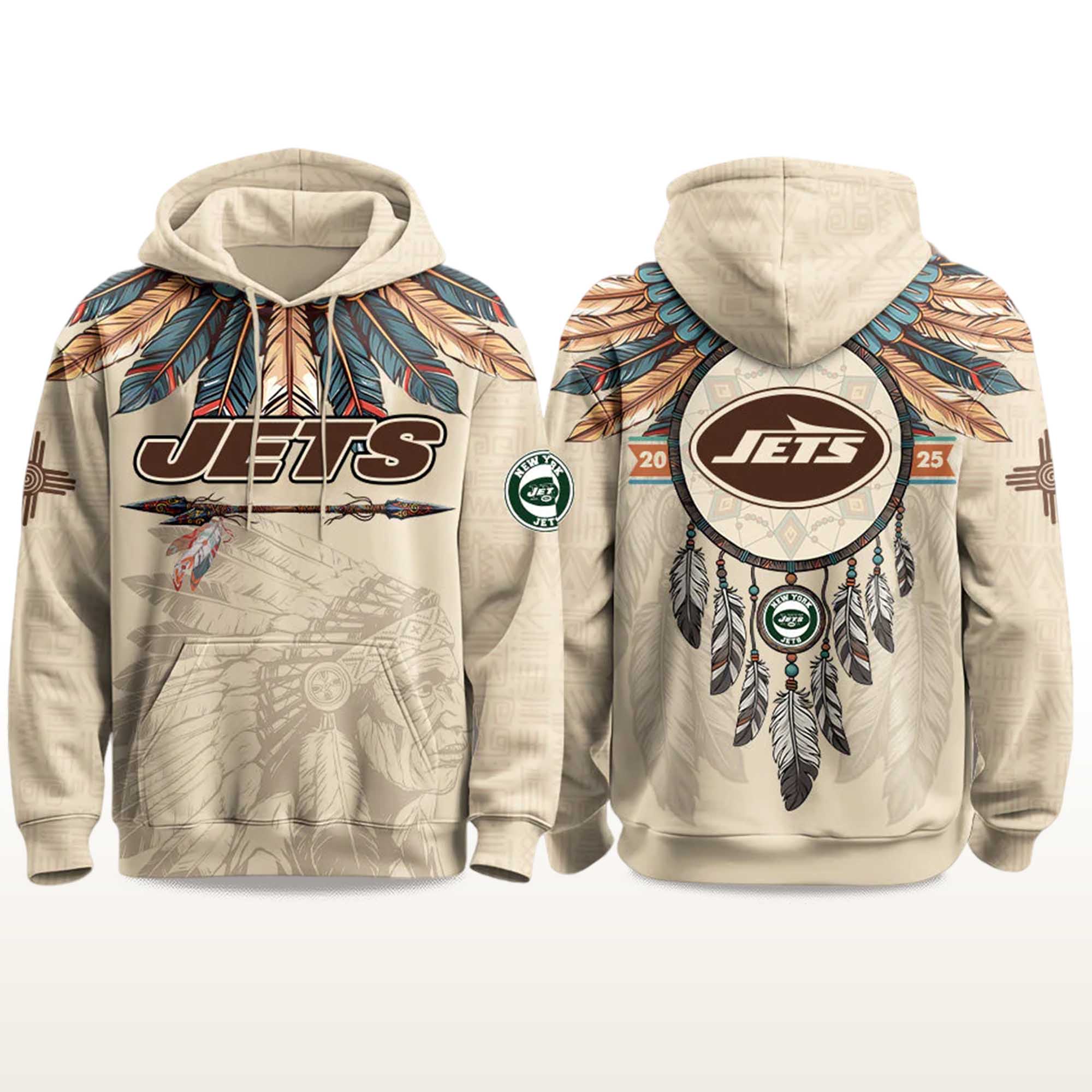 2025 Jets Native American Heritage Month Hoodie 2 2025 Jets Native American Heritage Month Hoodie 2