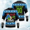 2025 Lions Drink Up Grnch Christmas Ugly Sweater 1
