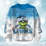 2025 Lions Grnch Season Christmas Ugly Sweater