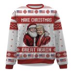 2025 Make Christmas Great Again President Christmas Ugly Sweater