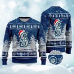 2025 Mariners Snowflakes Christmas Ugly Sweater