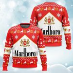 2025 Marlboro Cigarette Ugly Christmas Sweater