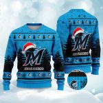2025 Marlins Snowflakes Christmas Ugly Sweater