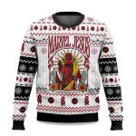 2025 Marvel Jesus Deadpool Ugly Sweater Christmas