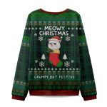 2025 Meowy Festive Christmas Ugly Sweater