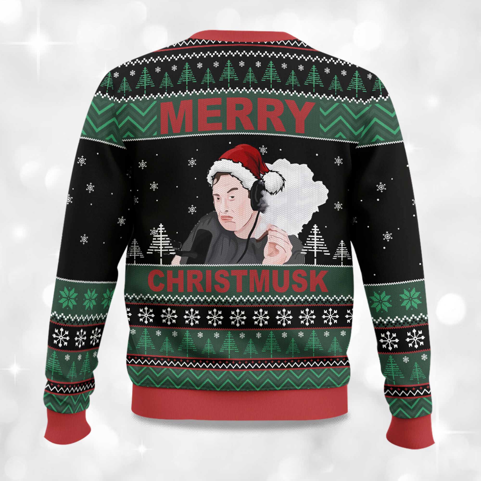 2025 Merry Christmusk Elon Musk Ugly Christmas Sweater 2 2025 Merry Christmusk Elon Musk Ugly Christmas Sweater 2