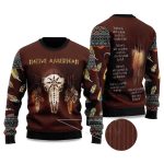 2025 Native Skull Ugly Christmas Sweater