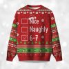 2025 Nice Naughty 6 7 Ugly Christmas Sweater 2