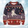 2025 No Drunk Smoking Cat Funny Meme Christmas Ugly Sweater 1