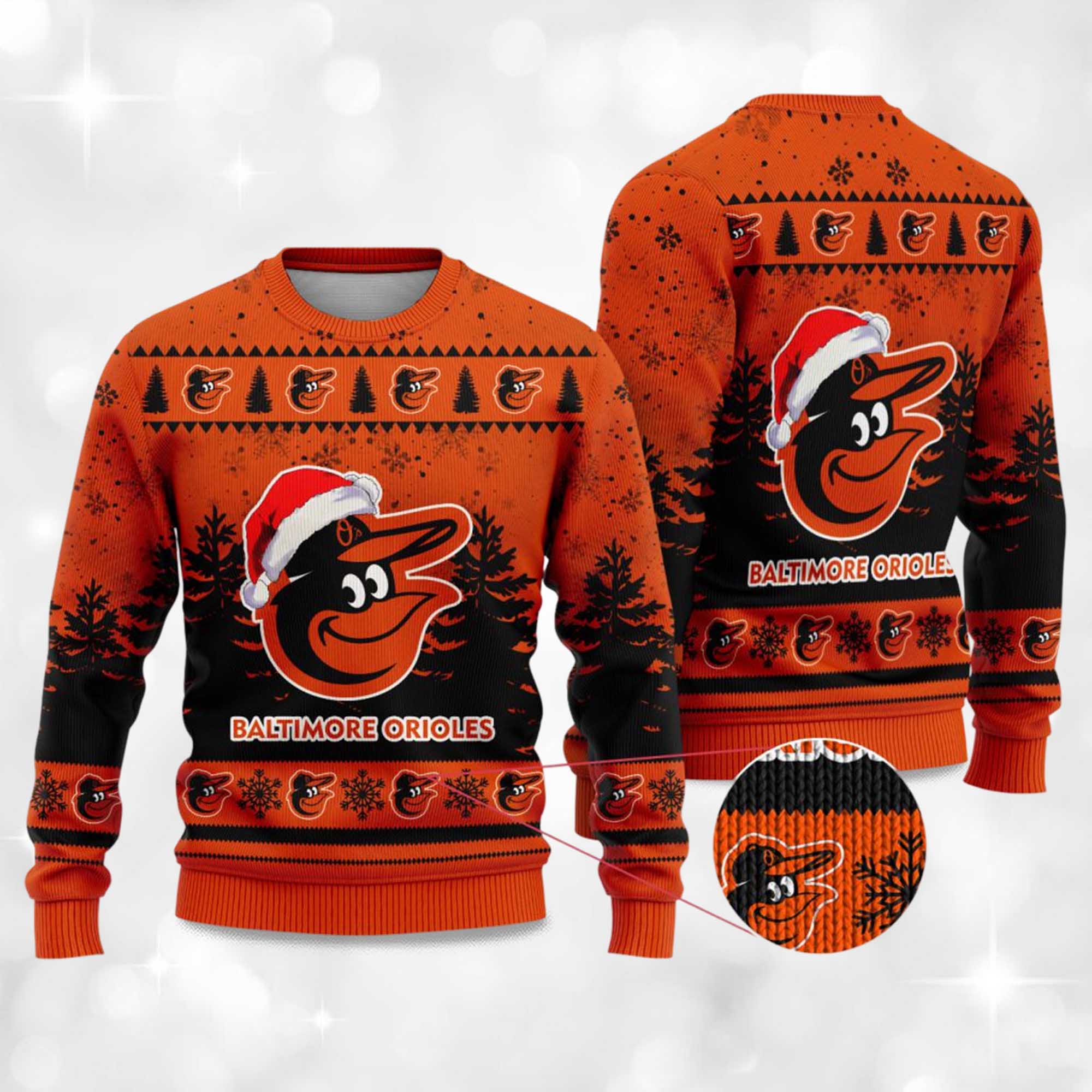 2025 Orioles Snowflakes Christmas Ugly Sweater 2 2025 Orioles Snowflakes Christmas Ugly Sweater 2