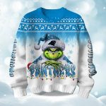 2025 Panthers Grnch Season Christmas Ugly Sweater