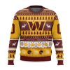 2025 Personalized Commanders Football Ugly Christmas Sweater 8 2025 Personalized Commanders Football Ugly Christmas Sweater