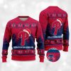 2025 Phillies Snowflakes Christmas Ugly Sweater 2