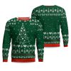 2025 Pickleball Christmas Tree Ugly Sweater 1