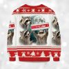 2025 Raccoons With Diet Coke Christmas Ugly Sweater 2