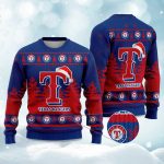 2025 Rangers Snowflakes Christmas Ugly Sweater