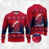 2025 Red Sox Snowflakes Christmas Ugly Sweater 2