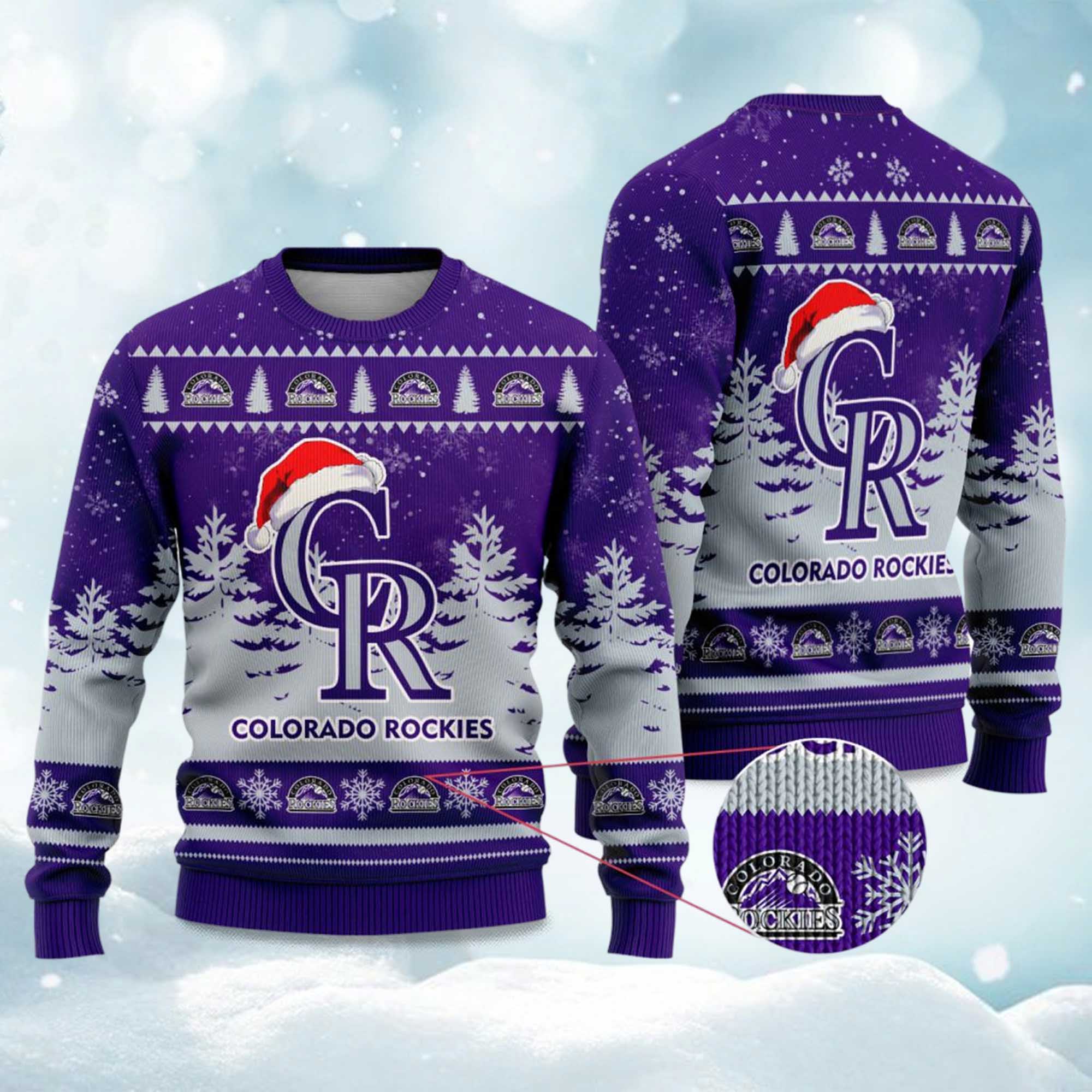 2025 Rockies Snowflakes Christmas Ugly Sweater 2025 Rockies Snowflakes Christmas Ugly Sweater