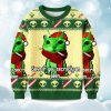 2025 Save If You Secretly An Alien Smoing Cat Christmas Ugly Sweater 1