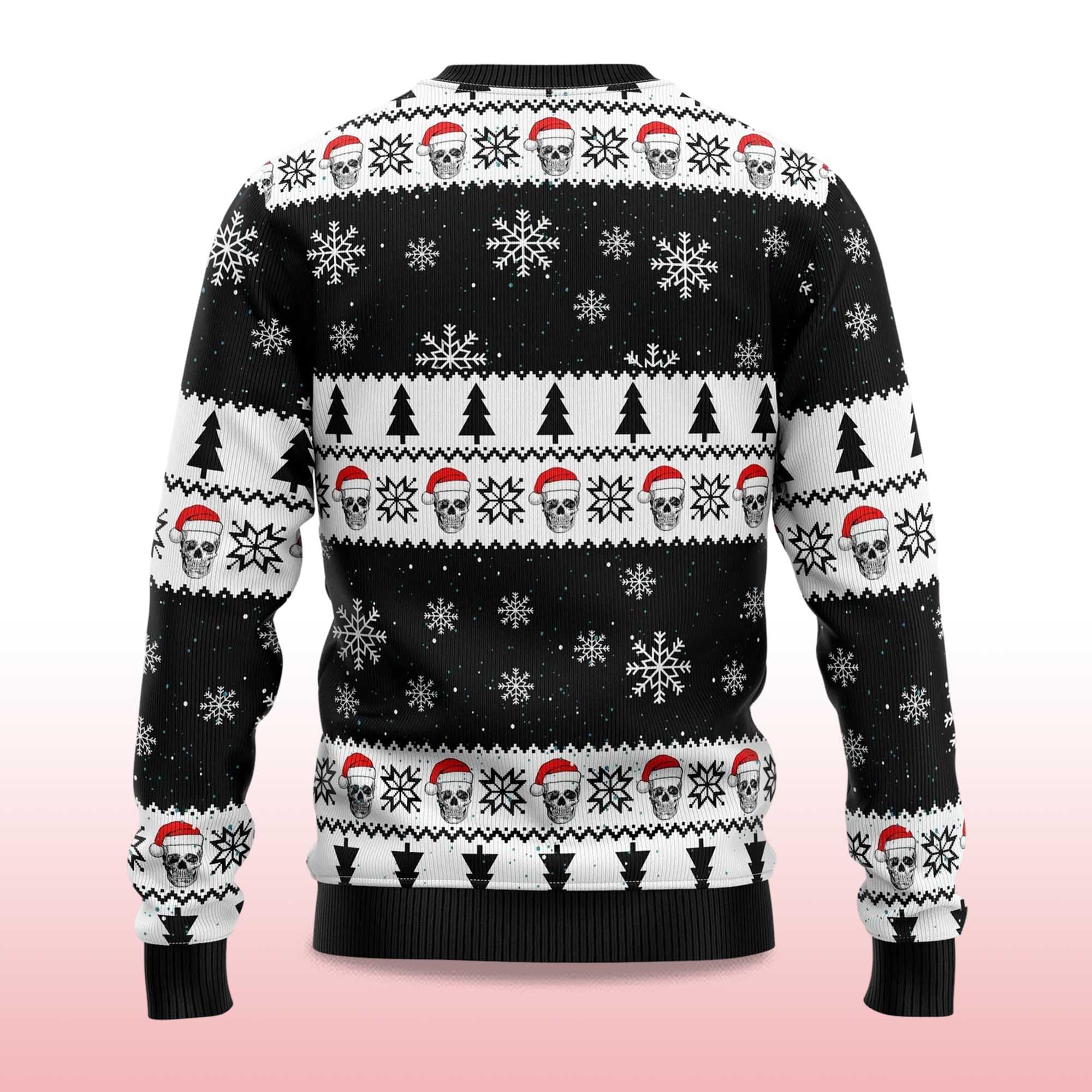 2025 Skull Pine Tree Ugly Christmas Sweater 2 2025 Skull Pine Tree Ugly Christmas Sweater 2