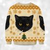 2025 Smoking Cat Christmas Ugly Sweater 2