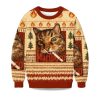 2025 Smoking Cat Meme Ugly Christmas Sweater 4 2025 Smoking Cat Meme Ugly Christmas Sweater 1