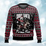 2025 Sorry Santa I’ve Been Feral Ugly Christmas Sweater