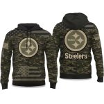 2025 Steelers Salute to Service Camo Hoodie