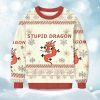 2025 Stupid Dragon Christmas Ugly Sweater 5 2025 Stupid Dragon Christmas Ugly Sweater 1