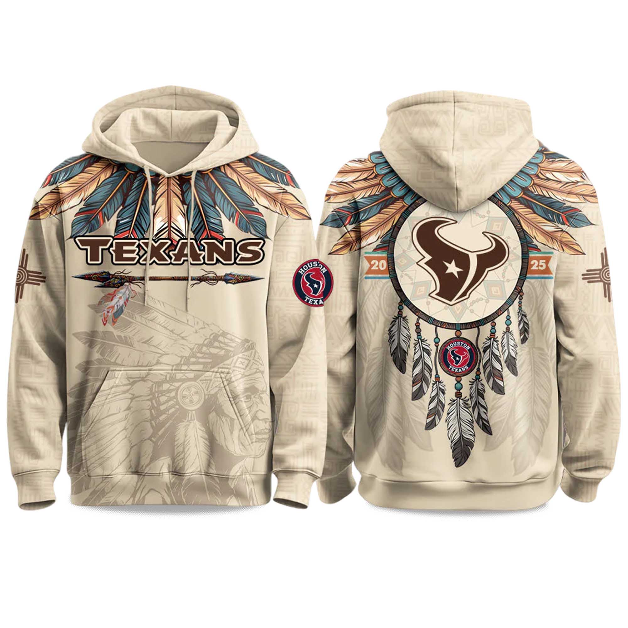 2025 Texans Native American Heritage Month Hoodie 2025 Texans Native American Heritage Month Hoodie