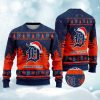 2025 Tigers Snowflakes Christmas Ugly Sweater 1