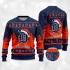 2025 Tigers Snowflakes Christmas Ugly Sweater 2