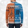 2025 Tigers x Lions Personalized Ugly Christmas Sweater