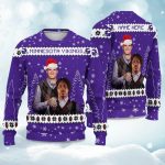 2025 Vikings Justin Jefferson x Kirk Cousins Football Christmas Ugly Sweater